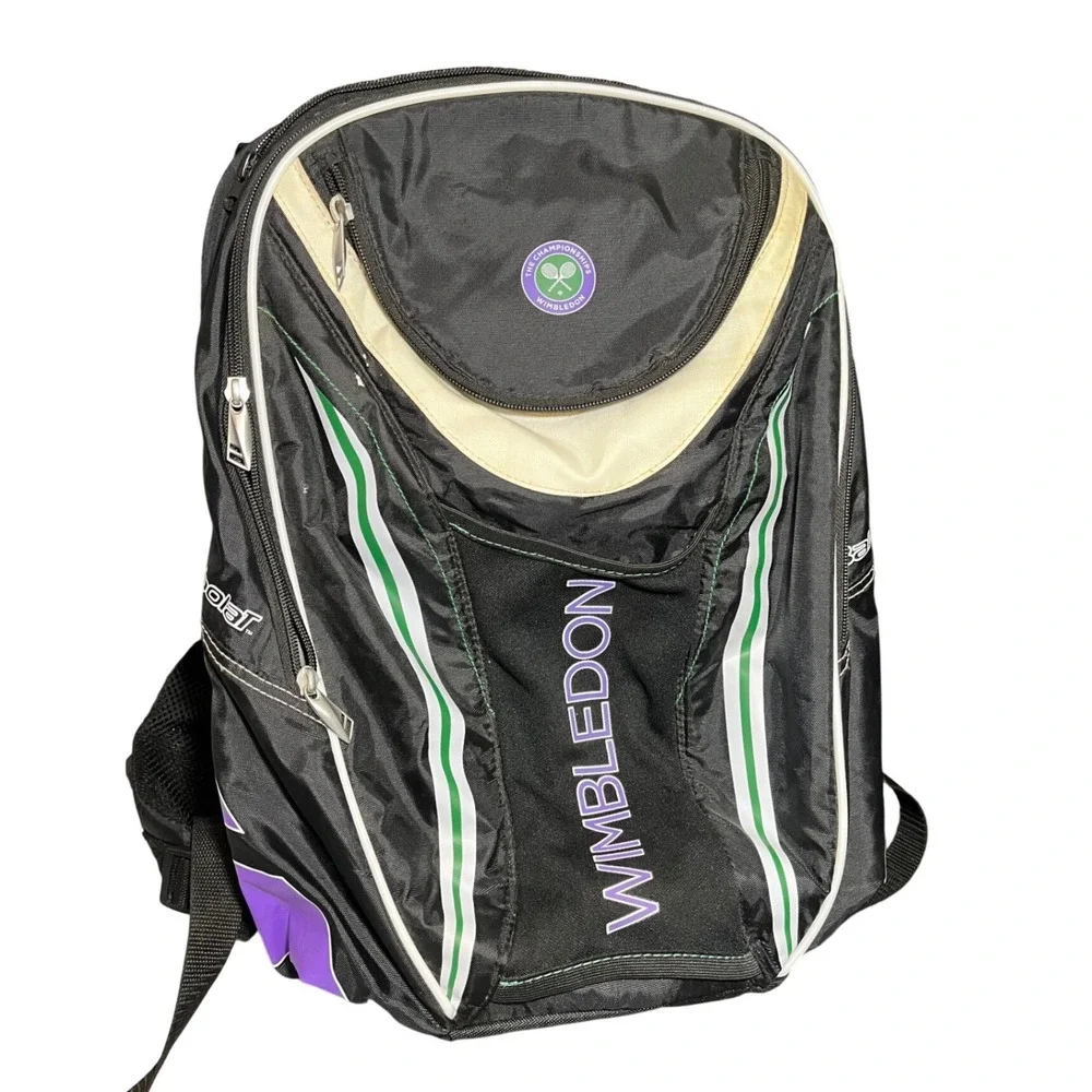 Official Wimbledon Championship Babolat Multi-Pocket Tennis Racket Bag Backpack